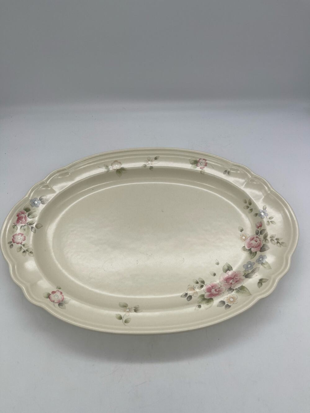 Pfaltzgraff Tea Rose 016 Platter 14.75” x 10.25” USA